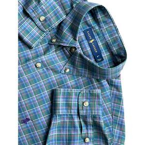 Ralph Lauren Long Sleeve Shirt With Logo Size Large